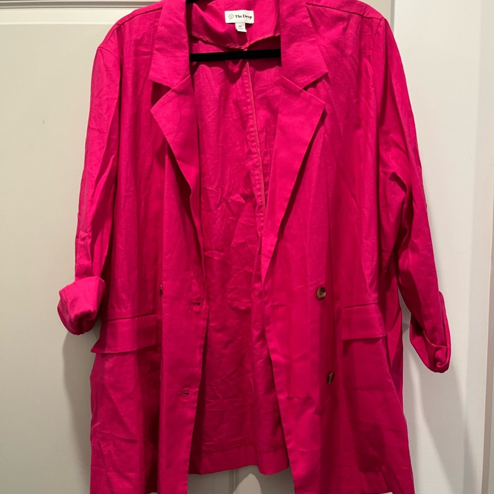 pink blazer